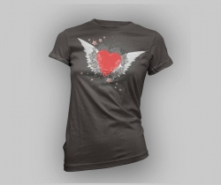 Grunge Heart T-Shirt