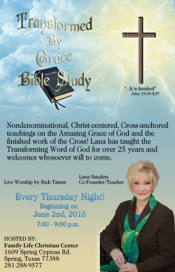 Transformed By Grace Poster